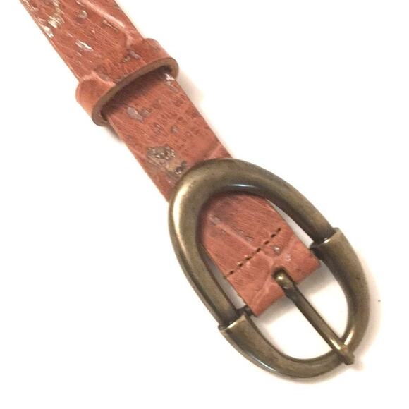 - GARUGLIERI Leather Belt made in Italy NWOT - SIZE  L = LARGE main image 6